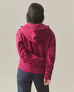 Women's Midweight Full Zip - Beet Red